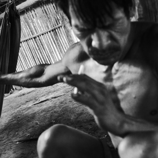 In April, 2018, Aladino, a native Bora shaman, is about to start a healing session on his own father, Don Frederico Mimico, who is passed out on the hammock. They are inside the Bora maloca, built by him and his relatives, where he believes to be more powerful. After a long and intense prayer in Bora language, Aladino will blow the blessed cigarette smoke throughout his father's body. As being a urgent matter, Aladino will perform during the day and the session will last the whole night due such grave situation. He currently believes that his father was cursed by one of his enemies from a rival tribe and in order to uncover it will be necessary all his strength and knowledge.