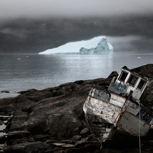 A glacier is seen off the coast of Kraushavn, Greenland, July 22, 2012. Kraushavn sits at the beginning of the Northwest Passage, a sea route through the Arctic Ocean, which connects the Atlantic and Pacific Oceans.