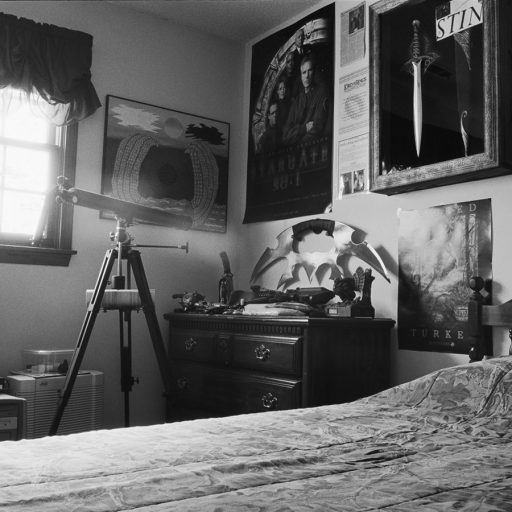 Army Pfc. Richard P. Langenbrunner, 19, committed suicide on April 17, 2007 in Rustimayah, Iraq. He was from Fort Wayne, Indiana. His bedroom was photographed in February, 2009. (Photo by Ashley Gilbertson / VII Network)
