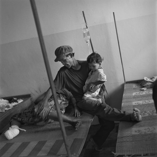 Landmine and malaria victim, Pailin, Cambodia, 1997