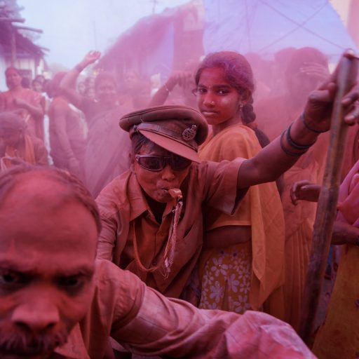 Villagers in Vadhav, India celebrate Ganpati to the Lord Ganesh. 2007