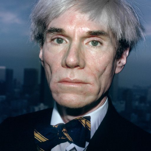 Artist Andy Warhol in San Francisco, CA in 1981.