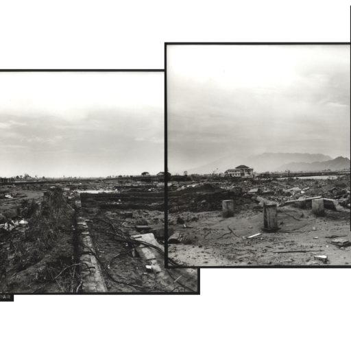 The devastated coastal region of Banda Aceh, one week after the Tsunami.