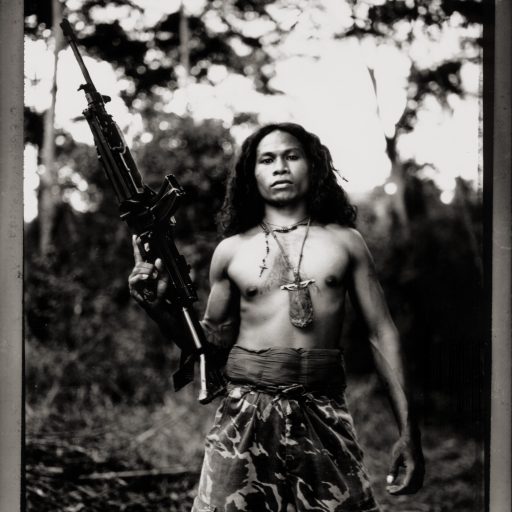 Falintil guerrilla, Frederico Alves Cabrol, (Jesus) 22 years old. Mountains of East Timor. July 1998.