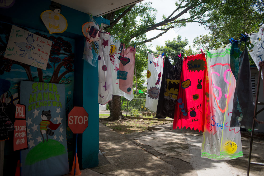  6/6/18 – Bayamón, Puerto Rico – The Puerto Rican Department of Education is closing 283 schools, and moving multiple schools into the same building, citing the past year’s drastic drop in enrollment as one of the primary reasons to lower the amount of schools, and instead increase the amount of students in each school. Students of special education schools are one of the groups to be most negatively affected by these closings, as the new schools may not offer the resources the students need and have access to at their current schools. La Escuela Dolores Alvarez with more than 220 students will be closed for the next academic year. (Sofie Hecht Photography) 