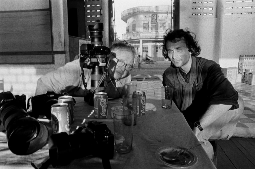 Daniel Schwartz with PJG. Cambodia 1994