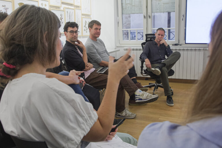 "Visualizing the Invisible," a three-day photography workshop with Tomas van Houtryve at The VII Foundation, Sarajevo. September 2025. © Jasmin Brutus.