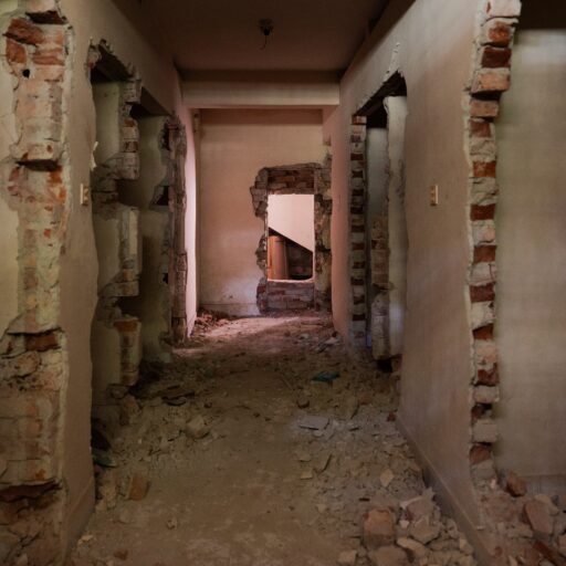 In the aftermath of the July Uprising, the corrupts official try to destroy the evidence from secret detention centres, these photos are from secret detention centre in Rab 1, in Dhaka. The photograph was taken on March 4,2025. © Mosfiqur Rahman Johan.