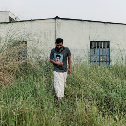 Rimon, 24, the son of disappeared Mofizul Islam Rashed, at his home in Bangladesh. Rashed, a student-wing leader of the main opposition party, was abducted on April 4, 2013, by men wearing detective police jackets and has not been seen since.
Rimon’s mother, Marufa Islam Ruma, who had been seeking information about her husband’s whereabouts, was killed in a road accident on Nov. 3 while on her way to a human rights organization. She is survived by her two sons. Bangladesh — June 5, 2024. © Mosfiqur Rahman Johan.