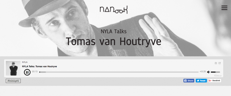 Podcast with Tomas Van Houtrye